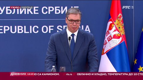 Obraćanje Vučića i Fica u Palati Srbija (FOTO/VIDEO)