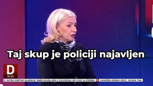 POLICIJA U NOVOM SADU JE RADILA PO ZAKONU! Opozicionarka razbila laži antisrpskih medija u Beogradu (VIDEO)