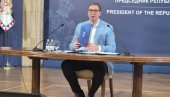 SVI ZNAJU DA SRBIJA NAJBRŽE NAPREDUJE, ZATO JE BILO VAŽNO ZAUSTAVITI Predsednik Vučić jasno objasnio razloge događaja na Kosovu i Metohiji