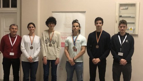 OSVOJILI ČETIRI MEDALJE: Učenici Matematičke gimnazije uspešni na masteru iz informatike