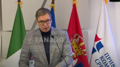 ZA VAS JE DOBRA PRILIKA ULAGANJE U SRBIJU Vučić italijanskim privrednicima: Najbrže se razvijamo, ovde ćete imati lojalne i verne prijatelje