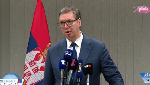 VUČIĆ SE OBRAĆA IZ BRISELA: Garantujem da Beograd i Srbija nemaju nikakve veze sa eksplozijom na KiM (VIDEO)