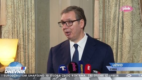 VUČIĆ: Nadam se da će biti dovoljno razuma i pameti da se izbegne eskalacija sukoba