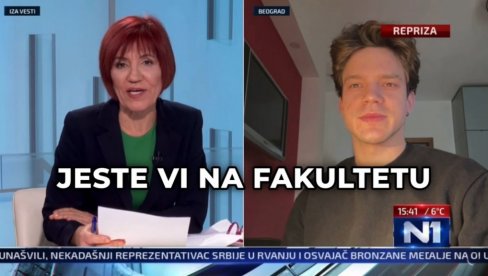 ЂИЛАСОВ ВЕЧИТИ СТУДЕНТ ИЗДРЖАО ЈЕДНУ НОЋ НА БЛОКАДИ: Касније побегао кући код маме