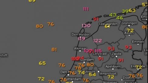 NA PRIMORJU UDARI VETRA PREKO 130 KILOMETARA NA SAT: U Holandiji otkazano preko 100 letova zbog oluje (FOTO)