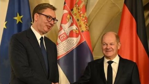 VUČIĆ U NEMAČKOJ: Predsednik razgovarao sa Šolcom o korišćenju naprednih tehnologija i znanja Nemačke u rudarstvu (FOTO)