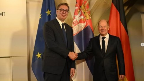 (UŽIVO) ZAJEDNIČKA KONFERENCIJA VUČIĆA I ŠOLCA