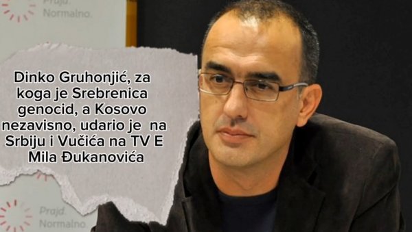 ДИНКО ДОБИО ПОДРШКУ МИЛА! Удружени напад Грухоњића и Ђукановићевих медија против Вучића и Србије! (ВИДЕО)