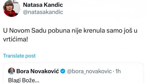 BORA NOVAKOVIĆ I NATAŠA KANDIĆ: Zloupotrebićemo i decu iz vrtića da bismo srušili Vučića! (FOTO)