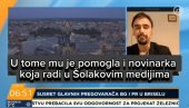 КУРТИЈЕВ НОВИНАР НА ШОЛАКОВОЈ ТВ: Промовисао лажну државу, па закукао јер се Вучић бори за Србе на КиМ! (ВИДЕО)