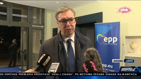 VUČIĆ SE OBRATIO IZ BRISELA: Evo šta je poručio predsdnik