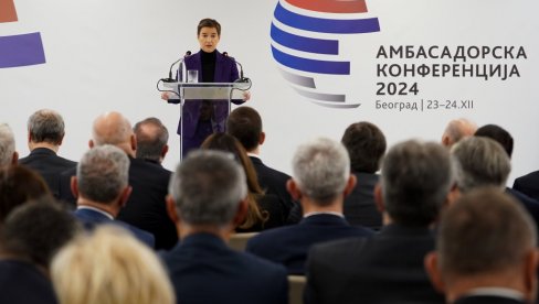 BRNABIĆ NA OTVARANJU AMBASADORSKE KONFERENCIJE: Pravimo dodatnu vrednost za naše građane, za našu privredu, za sve ljude koji žive u Srbiji