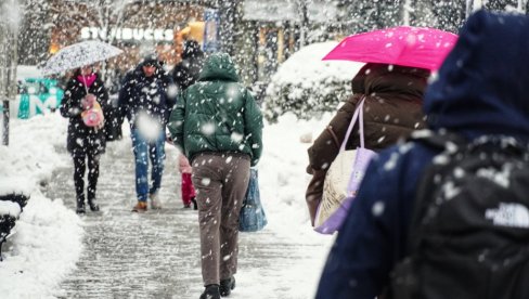 VEČERAS STIŽE SNEG: Vremenska prognoza detaljno po danima