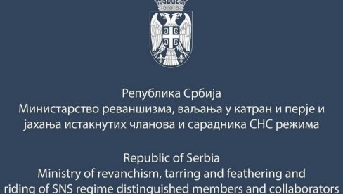 ТО ЈЕ ЈЕДИНИ ПРОГРАМ ОПОЗИЦИОНИХ СТРАНАКА: Реваншизам и разапињање СНС-а