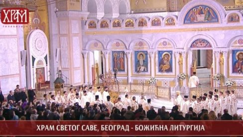 OGROMAN BROJ VERNIKA U HRAMU: Patrijarh Porfirije služi Božićnu liturgiju (VIDEO)