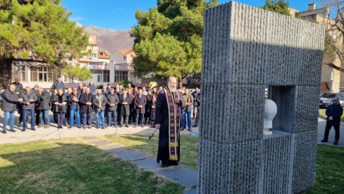 DEČAK JUNAK ZA VEČNOST: služen parastos Aleksandru Maleši, najmlađem borcu Trebinjske brigade