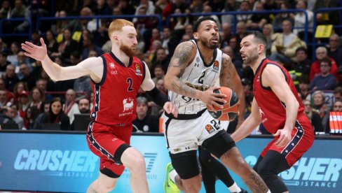 EVROLIGA: Partizan pobedio Milano