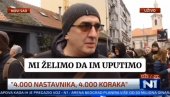 DINKO GRUHONJIĆ NA ČELU KOLONE! Veliča ustašu koji je klao Srbe, pljuje po Crkvi i predvodi studente! (VIDEO)