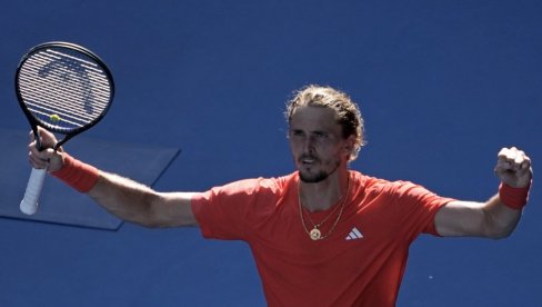 NEMAC JE SILA! Aleksandar Zverev u polufinalu Australijan opena