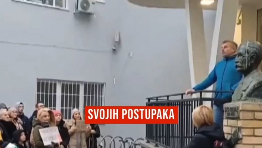 GRUHONJIĆEV NAJBOLJI PRIJATELJ PREDVODI BLOKADE: Zloupotrebljava decu i poručuje - Srbi su genocidni (VIDEO)