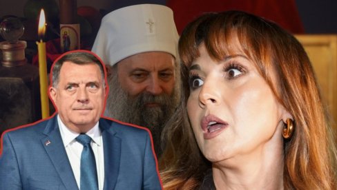 OD DODIKA DO ESTRADE: Ko je sve bio kod patrijarha Porfirija na slavi? Na čelu stola poznata pevačica (FOTO)