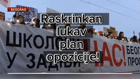 ОСУЈЕЋЕН ПЛАН ОПОЗИЦИЈЕ: Овако злоупотребљавају децу у политичке сврхе (ВИДЕО)