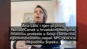 ANA LALIĆ I ČANAK U HRVATSKIM MEDIJIMA PODRŽALI PROTESTE U SRBIJI I PORUČILI: Srebrenica je genocid, Kosovo nezavisno, a Vojvodina republika