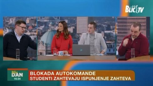 НЕ ЗНА ИМЕНА ПОГИНУЛИХ ЉУДИ У НОВОМ САДУ, АЛИ ЗНА ИМЕ КУЧЕТА: Муж Маје Стојановић, званичан организатор блокаде на Аутокоманди (ВИДЕО)