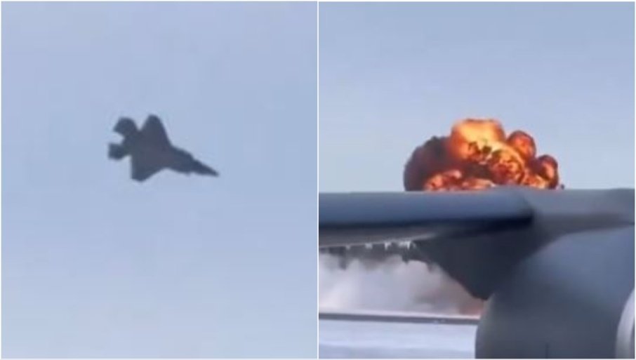 DRAMATIČAN SNIMAK PADA F-35 U AMERICI: Borbeni avion doživeo „kvar tokom leta“ (VIDEO)