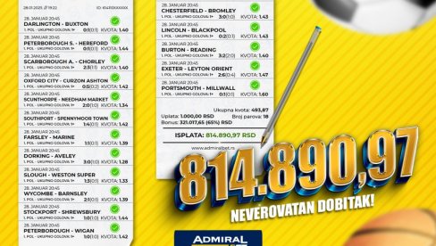 RE40 SUPER HOT MU DONEO 5.000.000 DINARA – ADMIRALBET IMA NOVOG MILIONERA! Novi milioner dolazi iz Kragujevca!