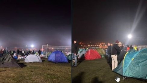 JEŠIĆ IH NATERAO DA SPAVAJU NA STADIONU Studenti u blokadi odlučili: Spavamo napolju u Inđiji