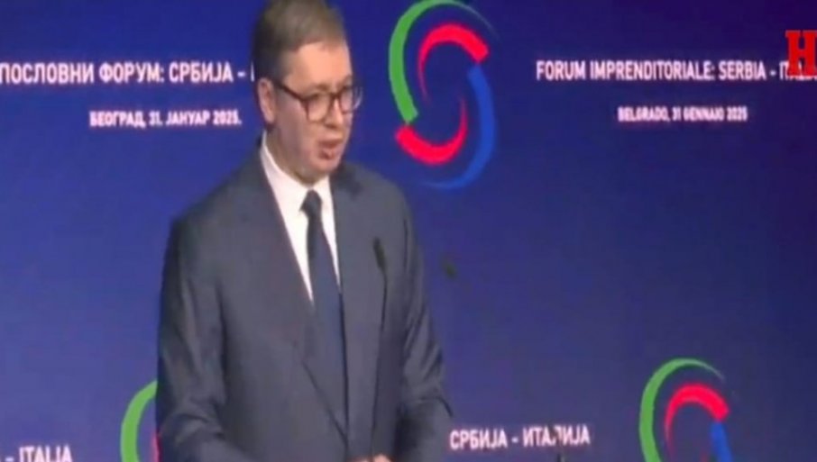 VUČIĆ SA TAJANIJEM NA POSLOVNOM FORUMU: Učešće Italije na Ekspu za nas od izvanrednog značaja (VIDEO)