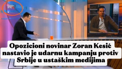 КЕСИЋ У УСТАШКИМ МЕДИЈИМА ПОДРЖАО РУШЕЊЕ СРБИЈЕ: Позвао да се забораве злочини над Србима! Хрватску назвао својом! (ВИДЕО)