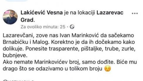 ОПЕТ ПОЗИВИ НА НАСИЉЕ: Опозиција позива на малтретирање и хаос сваког ко има другачије политичко мишљење - на мети Брнабић и Мали