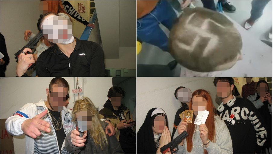 SKANDAL NA AKADEMIJI POLITEHNIKA: Kukasti krst, maskenbal i tarot večeri - studenti skrnave pravoslavlje (FOTO)