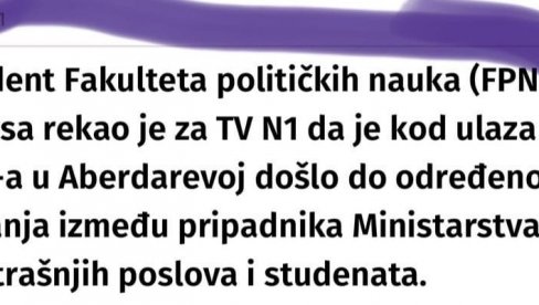 ПРИЗНАЛИ, НАПАЛИ СМО ПОЛИЦАЈЦЕ: Шолакови портали унакажено лице полицајца називају гурањем