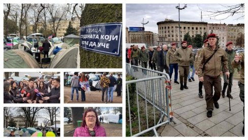 SVE VEĆI BROJ STUDENATA KOJI ŽELE DA UČE PRISTIŽE I DOLAZI U PIONIRSKI PARK: Ogromna podrška sa svih strana - Stigli i ratni veterani (FOTO)