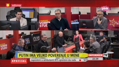 VUČIĆ NA TV INFORMER: Država će u subotu odsvirati kraj, ne šaljite decu na protest tog dana