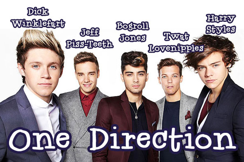 One Direction Names In Words