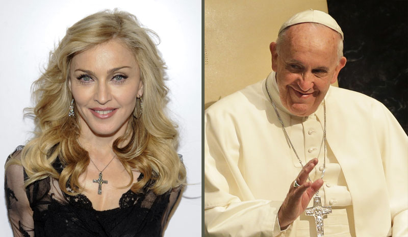 Мадона: Папа ме копира или је тајно заљубљен у мене